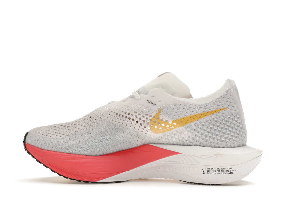 Nike ZoomX Vaporfly 3 White Topaz Gold Sea Coral