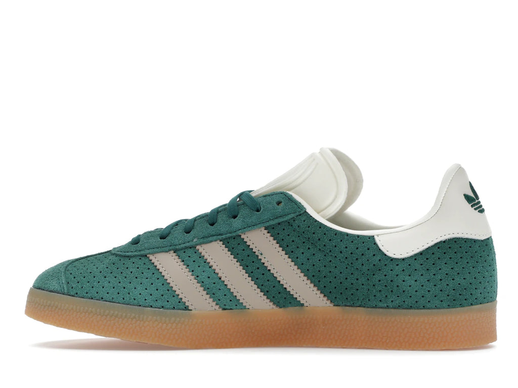 adidas Gazelle Collegiate Green Wonder Beige Gold Metallic