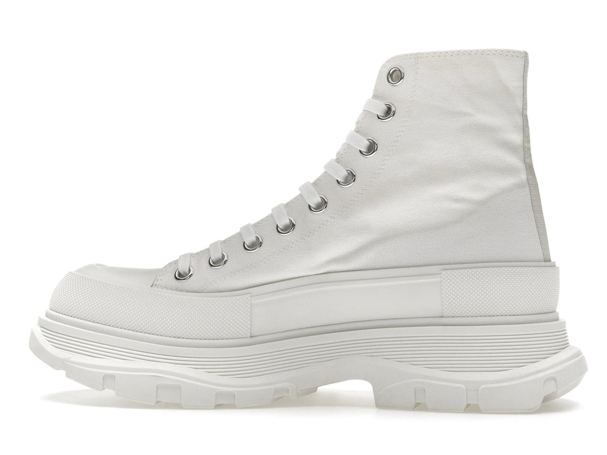 Alexander McQueen Tread Slick Boot White White - alternate angle 1