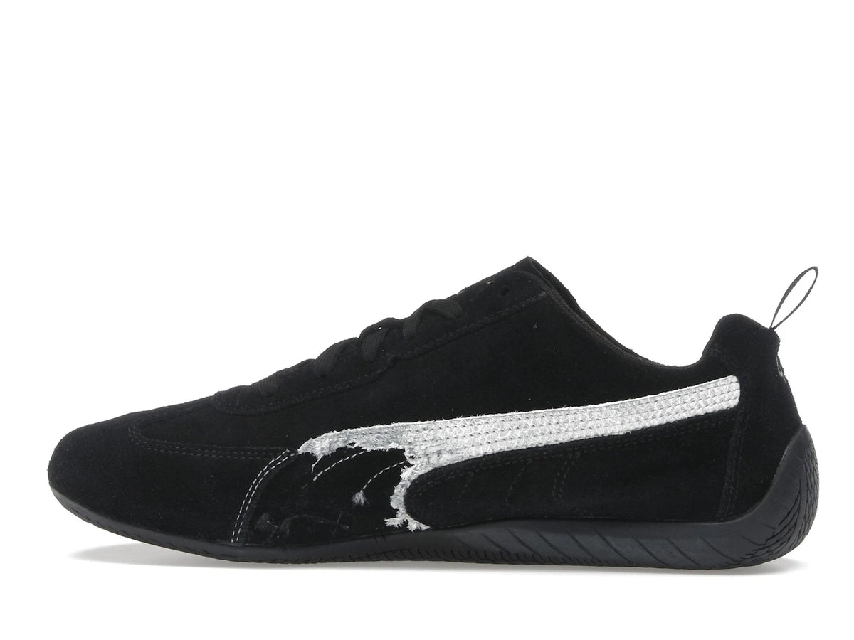Balenciaga x Puma Speedcat Suede Distressed Black White - alternate angle 1