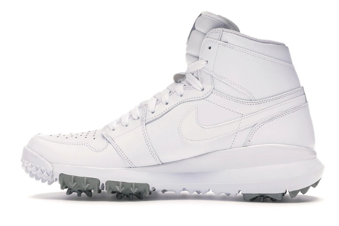 Jordan 1 Retro Golf Cleat White Metallic