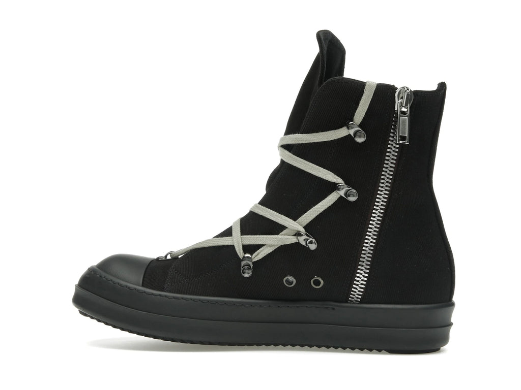Rick Owens Hollywood DRKSHDW Hexa High Black Pearl - alternate angle 1