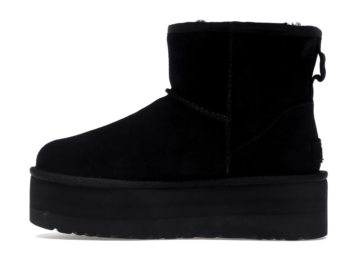 UGG Classic Mini Platform Boot Black - alternate angle 1