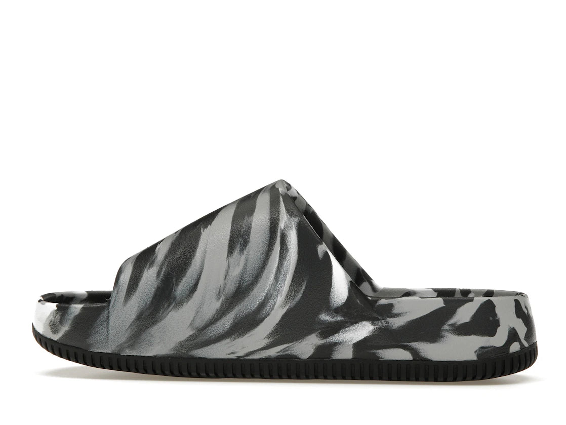 Nike Calm Slide Marble Black Grey