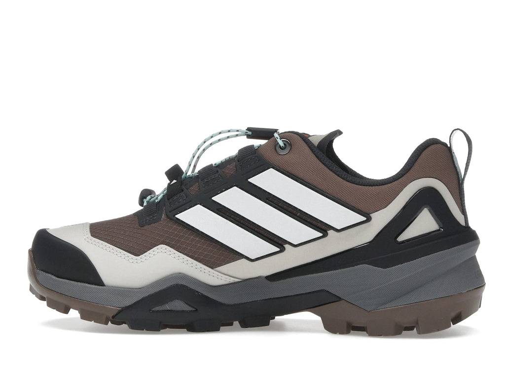 adidas Terrex Skychaser Gore-Tex Earth Strata Grey One Semi Flash Aqua - alternate angle 1