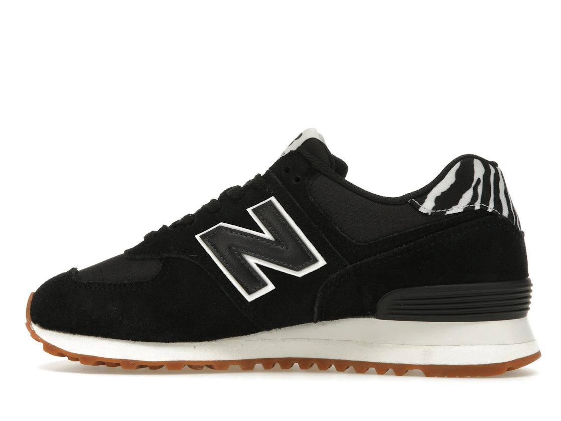 New Balance 574 Black Zebra