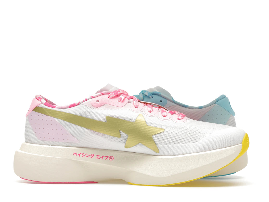 adidas Adizero Evo SL Bape Blue Pink Gold - alternate angle 1