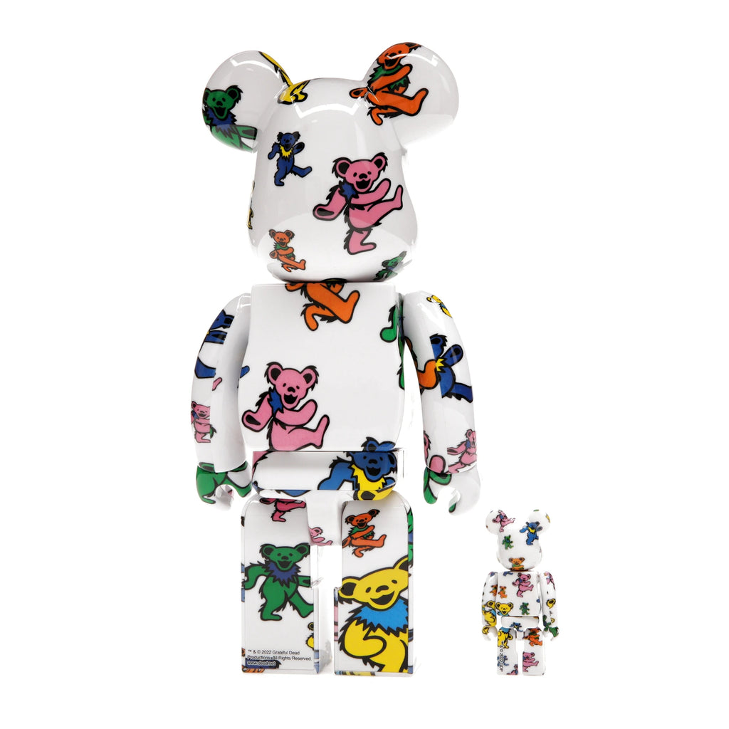 Bearbrick x Grateful Dead 100% & 400% Set - alternate angle 1