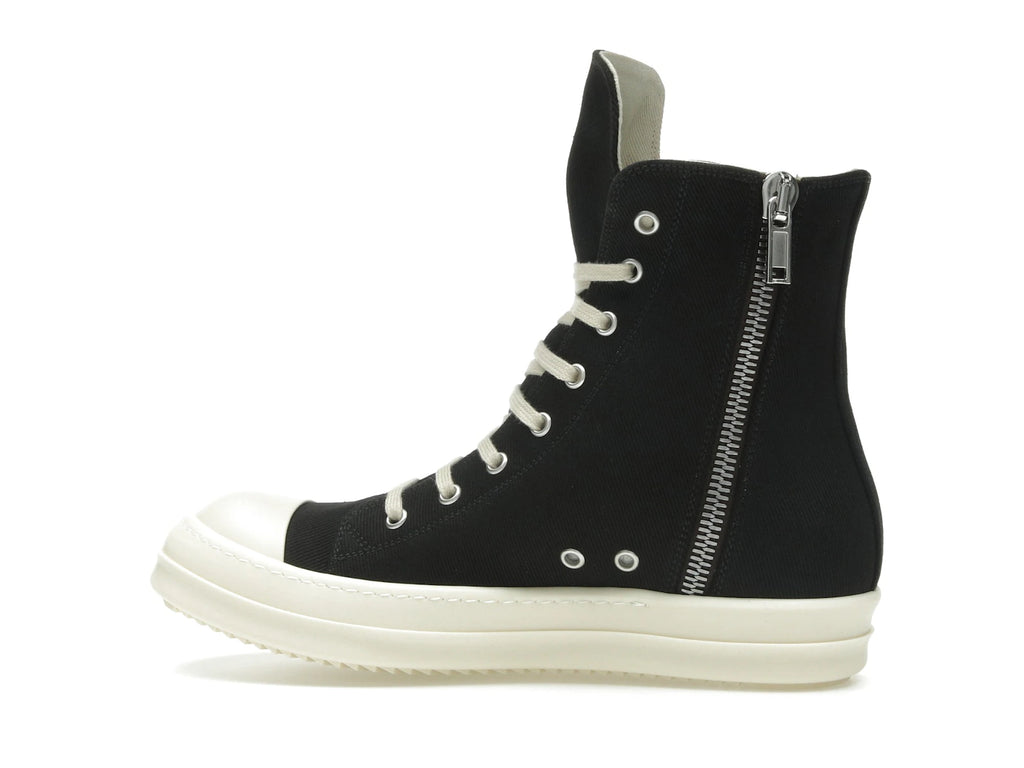 Rick Owens DRKSHDW Sneaks Black - alternate angle 1