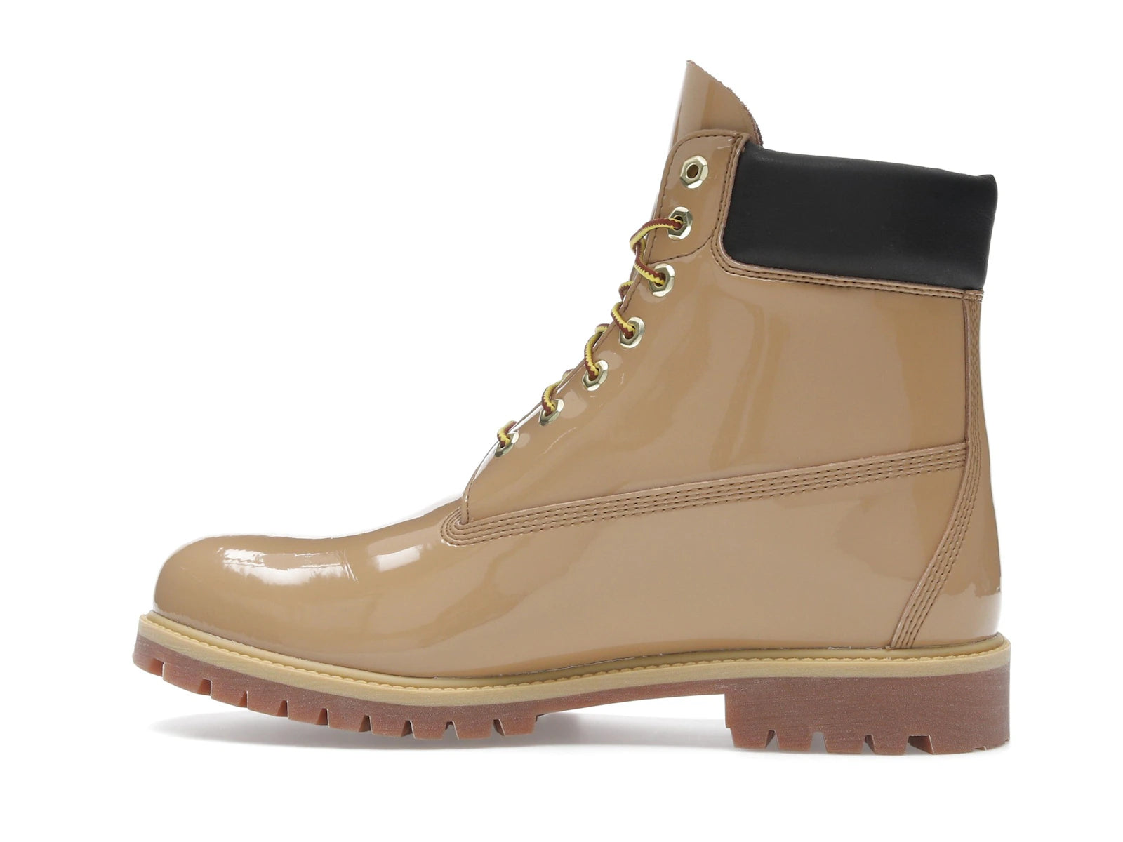 Timberland 6 Inch Premium Waterproof Patent Boots Finch Wheat - alternate angle 1