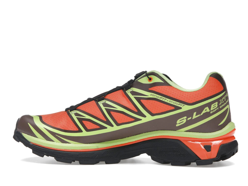 Salomon XT-6 Red Orange Sharp Green