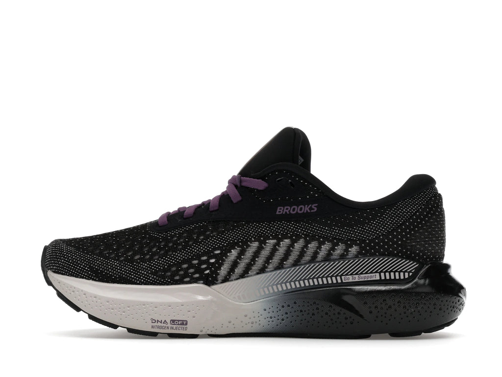 Brooks Adrenaline GTS 24 Black Lilac Montana - alternate angle 1