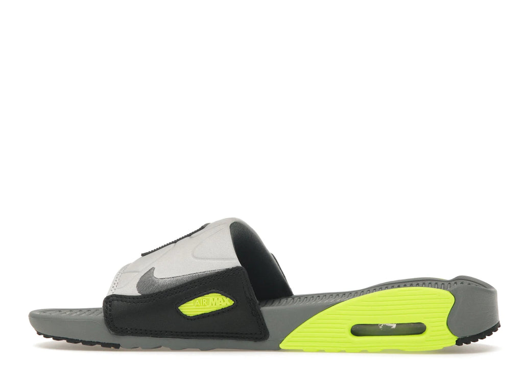 Nike Air Max 90 Slide Smoke Grey Volt Black