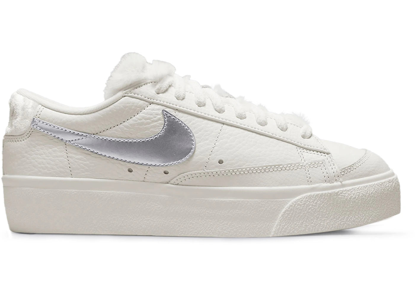 Nike Blazer Low Platform-Faux Sherpa Fur (Women's)