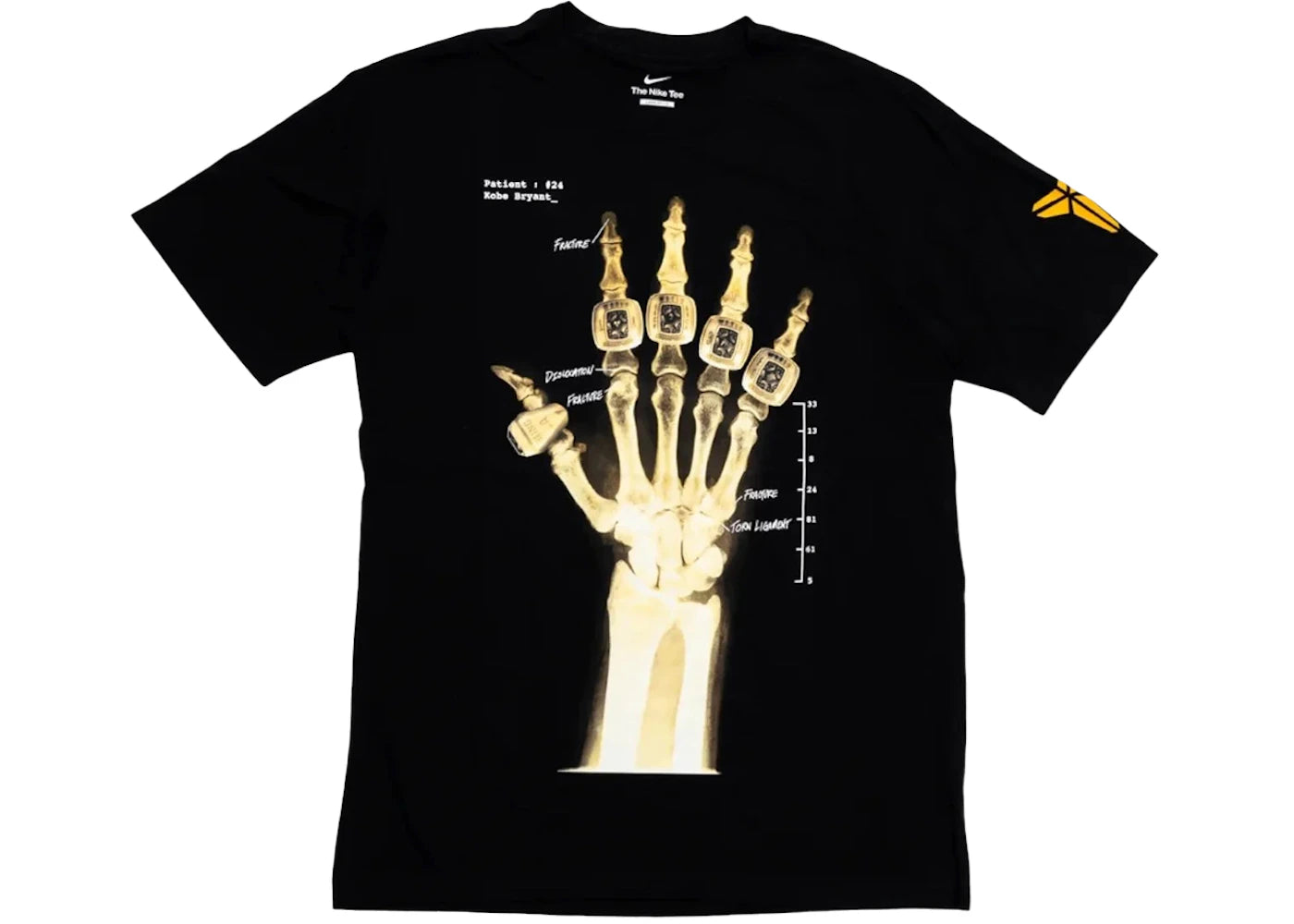 Nike Kobe Bryant Broken Not Beaten T-shirt-Black