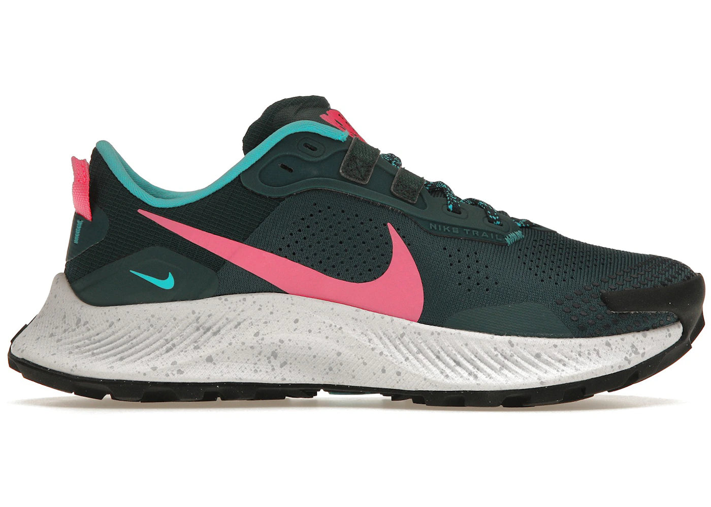 Nike Pegasus Trail 3-Dark Teal Green Pink Glow (Women's)