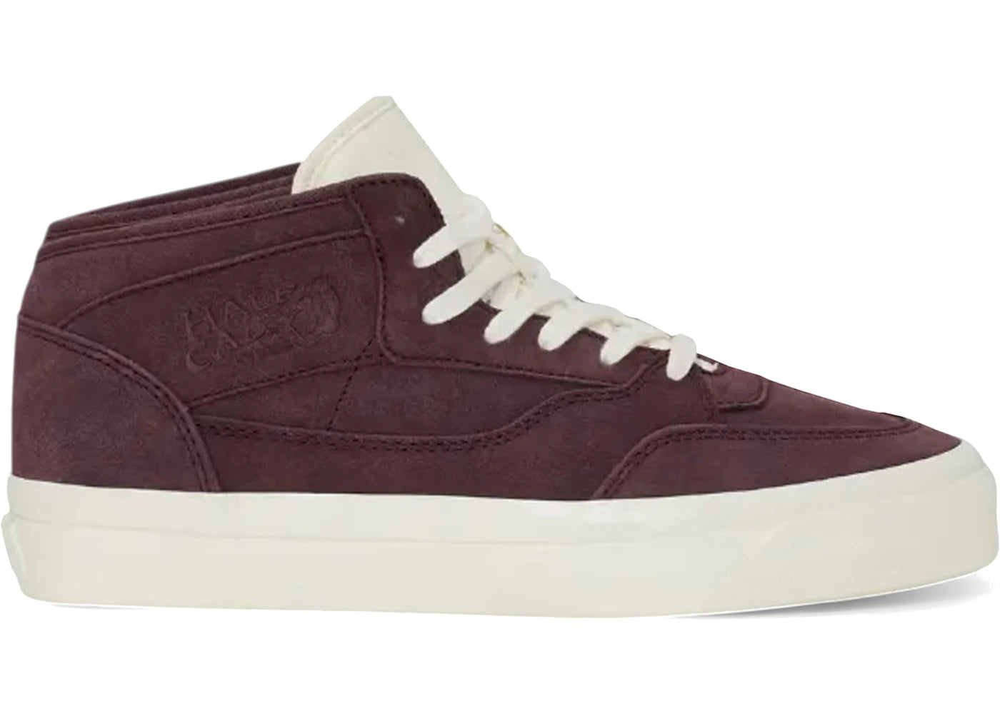 Vans Half Cab-JJJJound Burgundy White